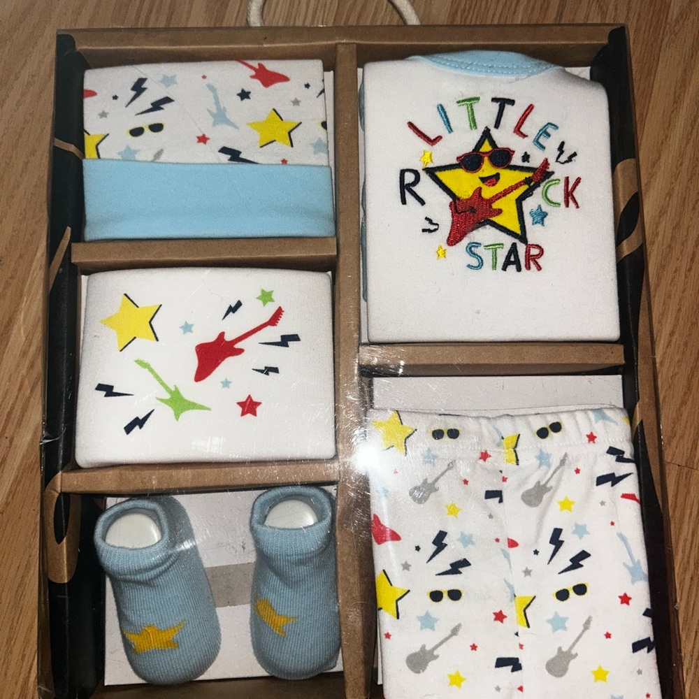 Little Rock Star Kids Matching Set - Multicolor